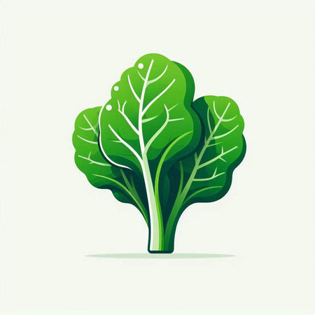 Lettuce icon. Vector illustration isolated on a white background.