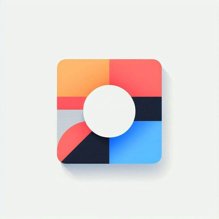 abstract colorful background. paper cut style. Minimalistic design