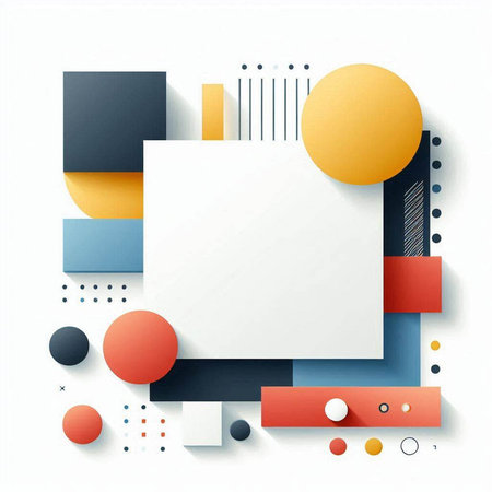 Abstract geometric background with place for your text. Eps10 vector.