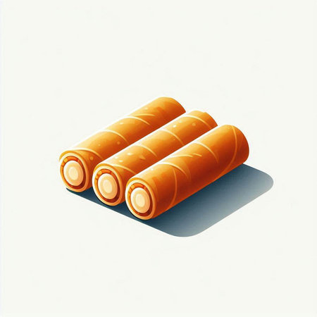 battery isolated on the white background. 3d rendering - illustration