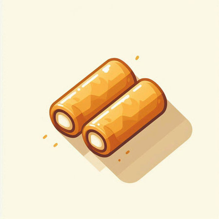 Coffee roll icon. Vector illustration of coffee roll icon.