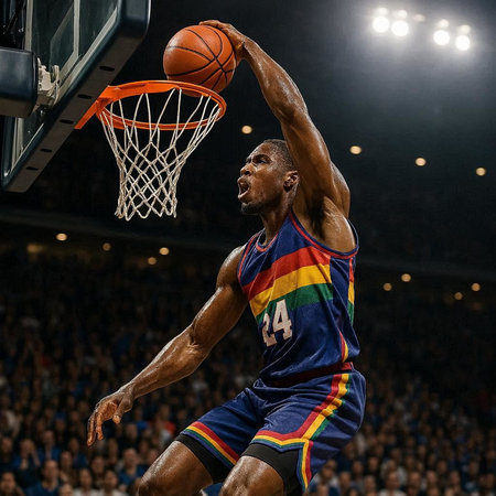 Basketball player in action during the Malaysia National Basketball League (BHL) game against...