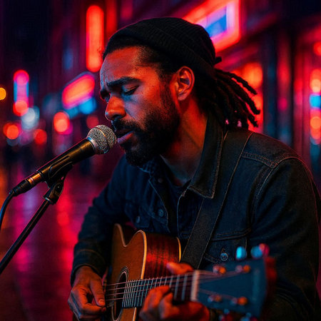 concert of african-american jazz band The Cat Empire at Paradiso Station