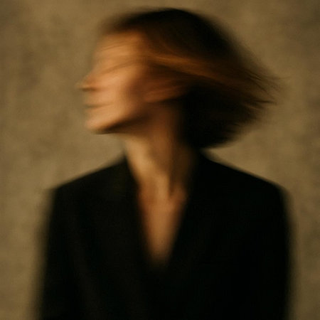 Portrait of a young man in a black jacket. Blurred background.の写真素材