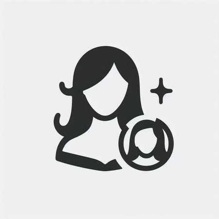 Women and baby icon, vector illustration. Flat design style eps 10