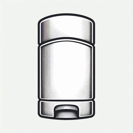 Vector illustration of a bottle of water in engraving style.