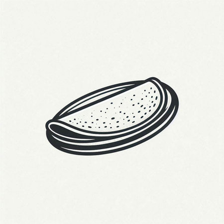 Donut vector illustration. Hand drawn doodle donut.