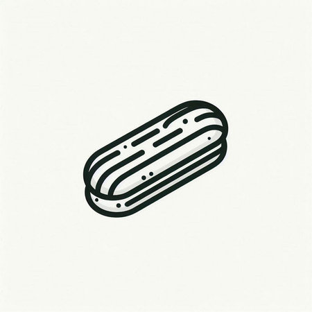 Cucumber icon. Vector illustration of a fresh cucumber.