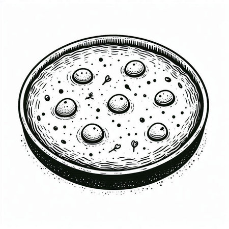 Vintage engraving style illustration of a Petri dish.の写真素材