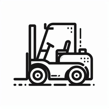 Forklift icon, forklift icon, forklift icon vector