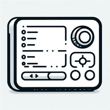 Futuristic touch user interface. Interface concept. Vector illustration.
