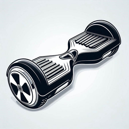 Hand Skateboard Wheel, Vector Illustration, EPS 10.