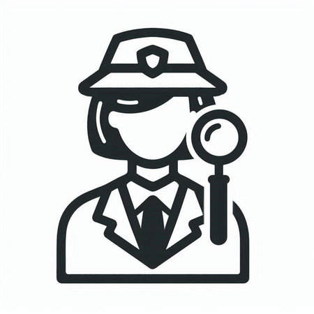 Police officer icon. Simple illustration of police officer vector icon for web