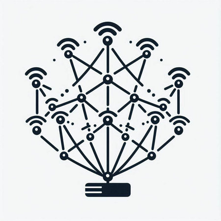 Internet connection icon on white background. Internet technology concept. Vector illustration.