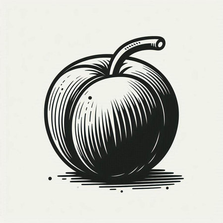 Pumpkin. Vintage engraving style. Vector illustration.の写真素材