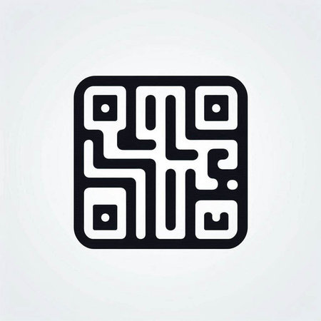 circuit board vector icon, technology sign illustration, eps10