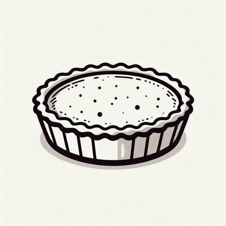 Cake icon. Vector illustration of a cake. Hand drawn cake.
