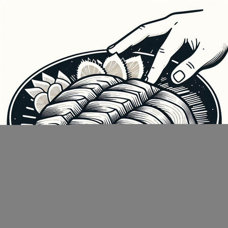Sushi japanese food hand drawn sketch vector illustration graphic designの写真素材