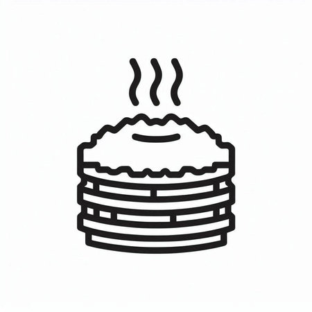 Bowl of Asian noodle soup. Hand drawn vector illustration.の写真素材