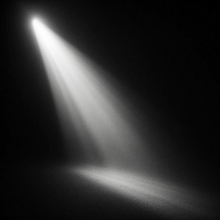 Spotlight on a black background with a spotlight on a black background
