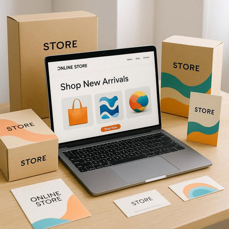 Shopping Online Shopaholics E-Commerce E-Shopping Concept