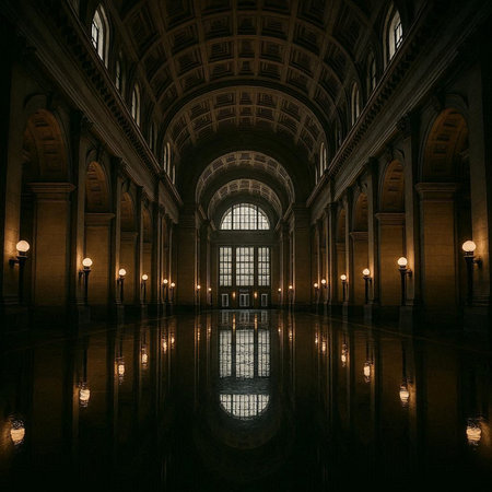 The interior of the Basilica of St. Peter in Vatican.
