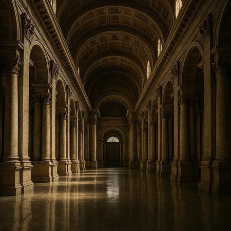 Interior of the Colonnade in St. Petersburg, Russia