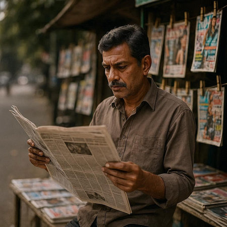 Young man packing his clothes into a suitcase in the hotel room.の写真素材