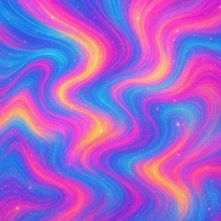 Abstract colorful background. Psychedelic fractal texture. Digital art. 3D rendering.