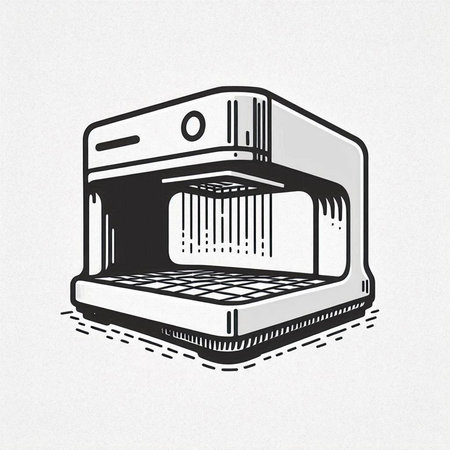 Coffee machine, hand drawn vector illustration in sketch style.