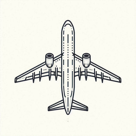Airplane icon. Airplane vector illustration. Airplane symbol.