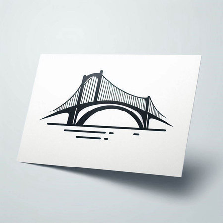 Bridge icon. Detailed illustration of bridge vector icon for web.