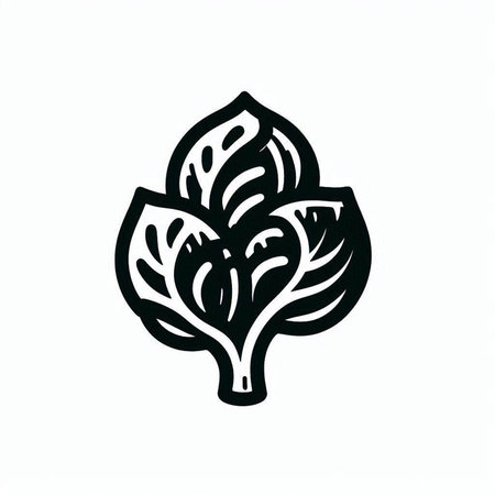 Cabbage icon isolated on white background. Hand drawn vector illustration.