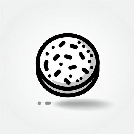 Biscuit icon. Vector illustration. Eps 10. Food iconの写真素材