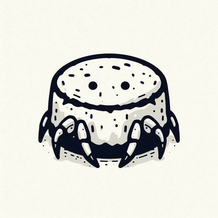 Cake. Hand drawn vector illustration in old sketch style. Isolated on white background.