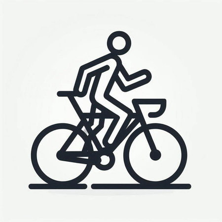 Skyscraper building icon. Vector illustration of a cityscape.の写真素材