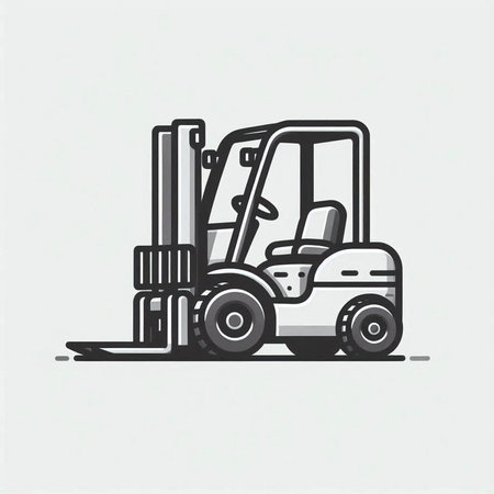 Forklift icon, forklift icon, forklift icon vector