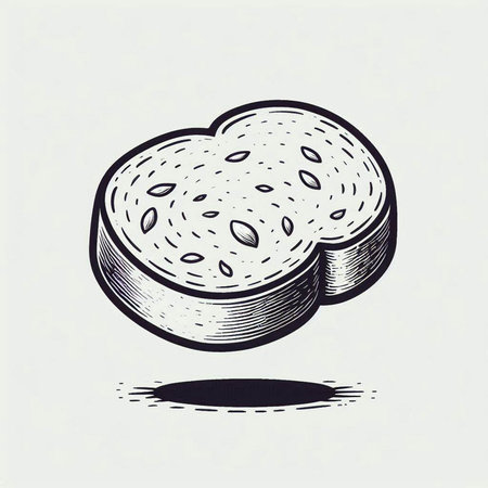 Slices of cucumber. Hand drawn sketch. Vector illustration.