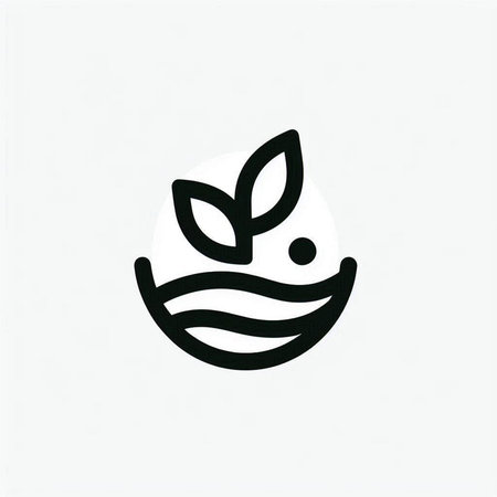 Eco nature logo vector icon design template. Ecology logo concept.の写真素材
