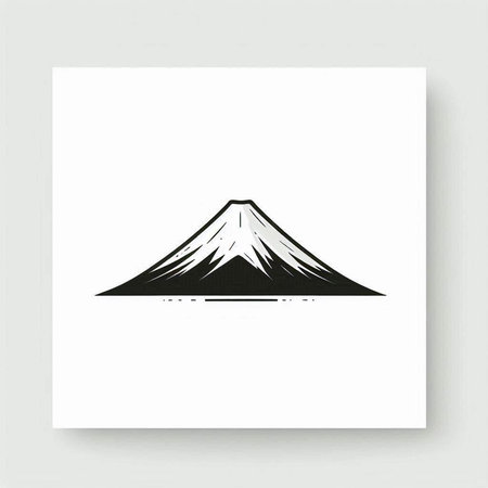 Mountain icon. Mountain symbol. Vector illustration. Eps 10.の写真素材