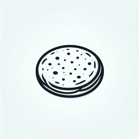 Pancakes icon, vector illustration. Flat design style. Pancakes icon.の写真素材