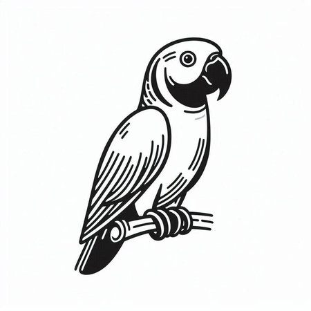 Leaf of parsley. Hand drawn botanical vector illustration.の写真素材