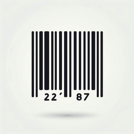 Barcode icon, vector illustration. Flat design style, best for web and print.