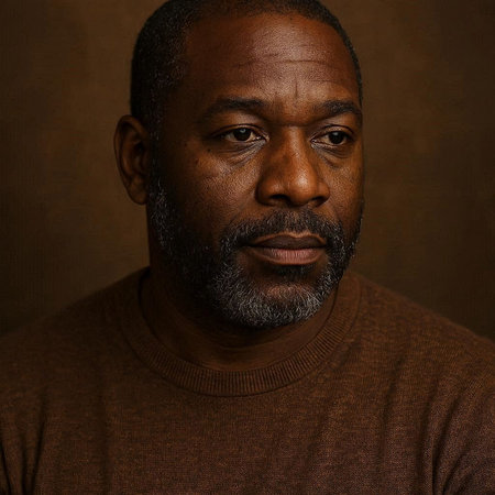 Portrait of an african american man looking at the camera