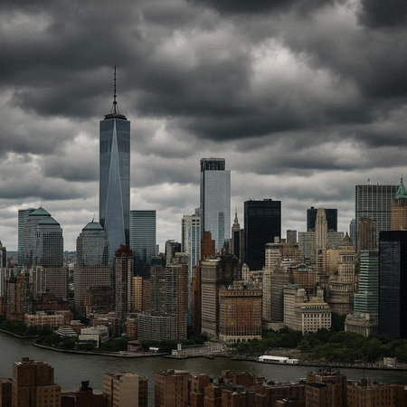 Manhattan Skyline, New York City, United States of America