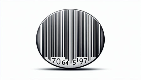 Barcode on a white background. Vector illustration. Eps 10.