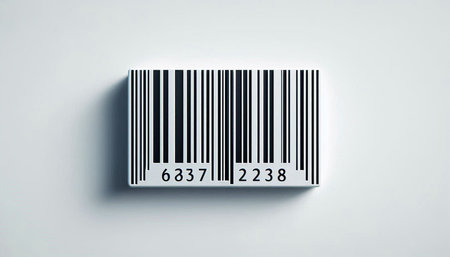 Barcode on a white background. The concept of business.