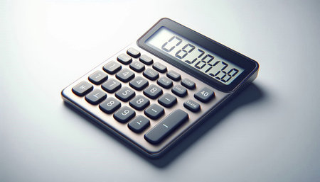 Calculator with the word LIFESTYLE on display