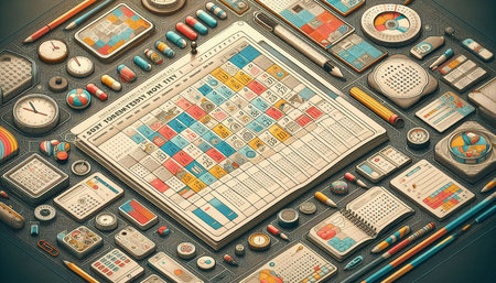 Close up of a control panel of a submarine. Toned.