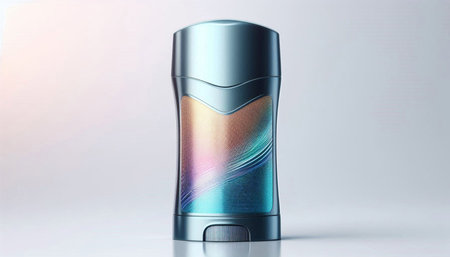 Spray deodorant on white background. 3d illustration.